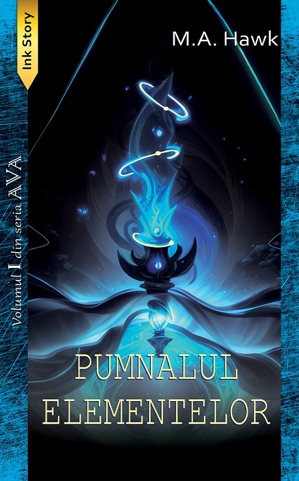 Copertă carte M.A. Hawk Pumnalul Elementelor. Carte MA Hawk